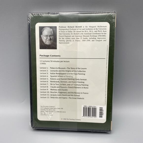 New Sealed The Great Courses Museum Masterpieces: THE LOUVRE Guidebook + DVD - Picture 3 of 4